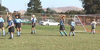 Ladybugs players always on the offensive...